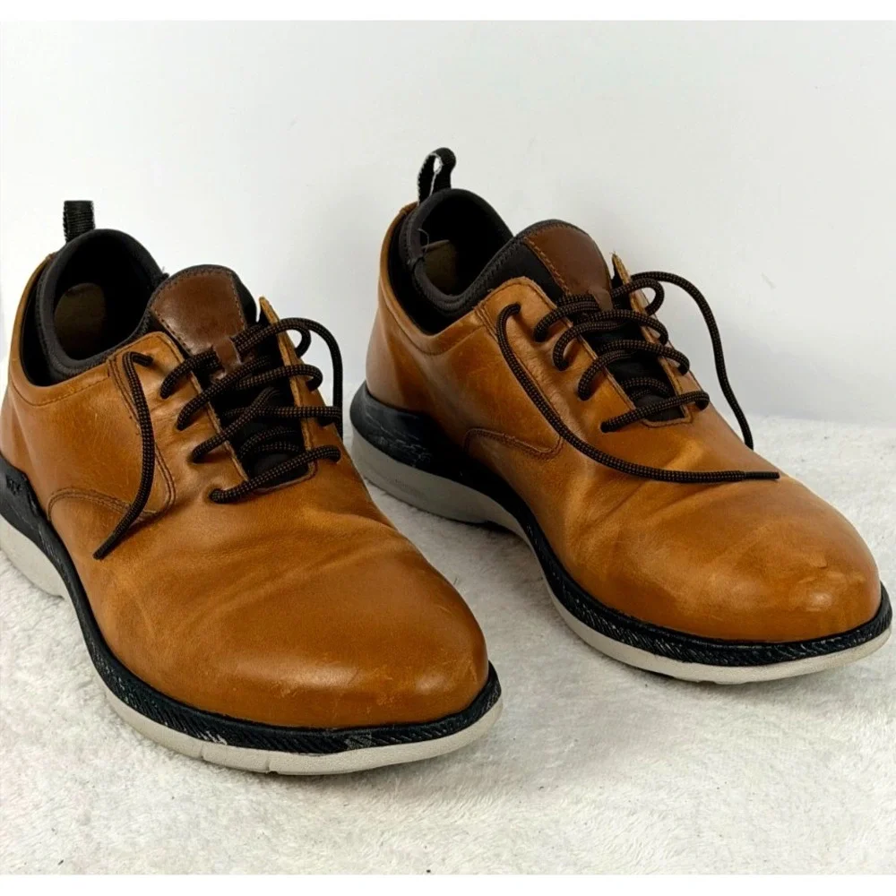Johnston & Murphy XC4 Waterproof Brown Leather Oxford Shoes Men's 11M 20-2752